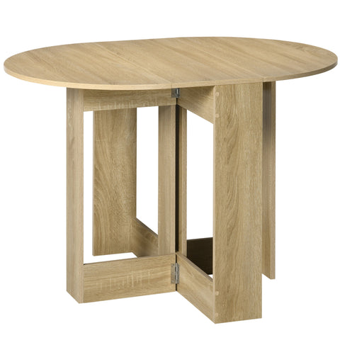 Rootz Folding Table - Kitchen Dining Table - Dining Room Table - Space-Saving Design - 104cm x 76cm x 73.7cm