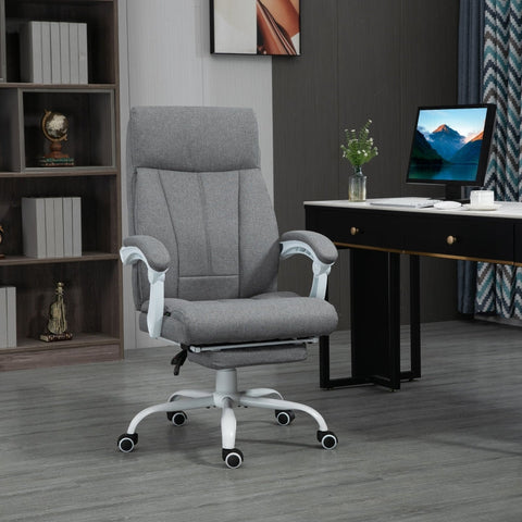 Rootz Office Chair - Desk Chair - Swivel Chair - Skin-Friendly Fabric - Adjustable Height - 65cm x 74cm x 119cm