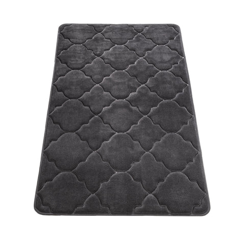 Memory Foam Bath Mat – Soft & Durable – Embossed Pattern – Relaxing Comfort