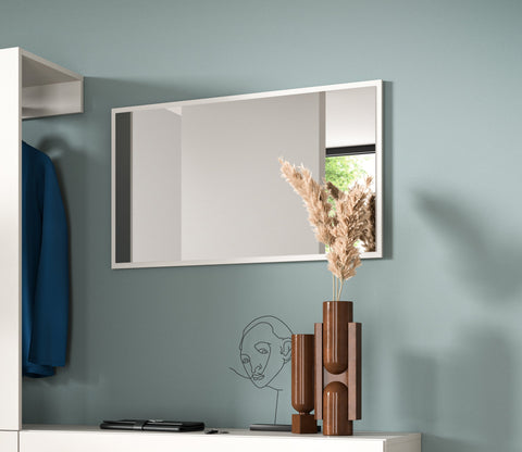 Rootz Wall Mirror - Reflective Glass - Decorative Mirror - Clear Reflections - 83cm x 48cm x 2cm