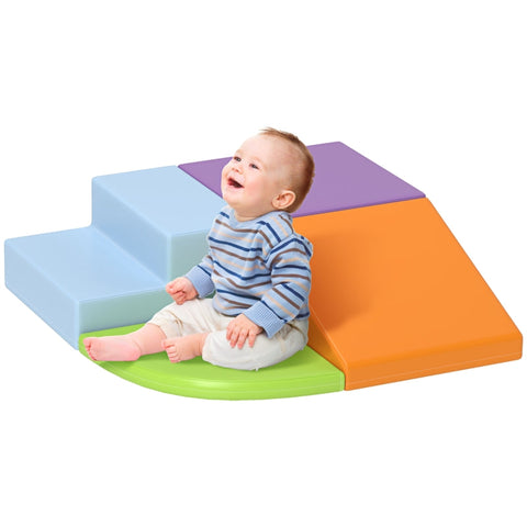 Rootz Soft Building Block Set - Climbing Blocks - Foam Blocks - Motor Development - Faux Leather - 45cm x 45cm x 25cm