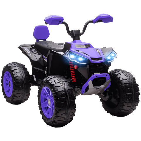 Rootz Electric Quad for Kids - Children's ATV - Battery-Powered Ride-On - Safe with Headlights - 109cm x 68.5cm x 76cm