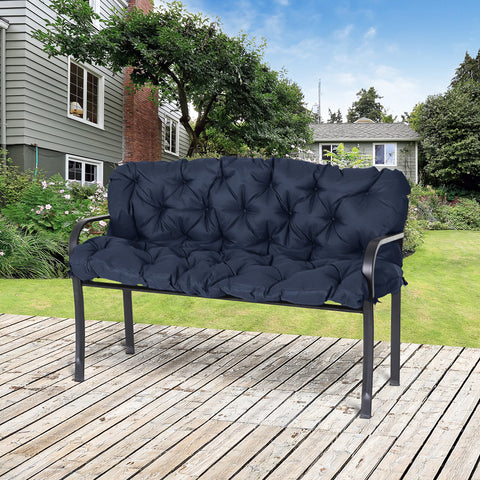 Rootz Garden Seat Cushions - Bench Cushions - Chair Padding - Thick Foam Comfort - 150L x 98W x 8D cm