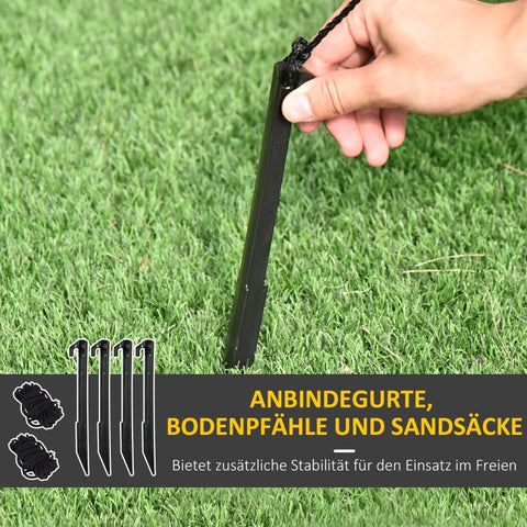 Rootz Inflatable Halloween Ghost with Pumpkin - Spooky Yard Decoration - LED Lighted Ghost - Durable Polyester - 170W x 90D x 180H cm