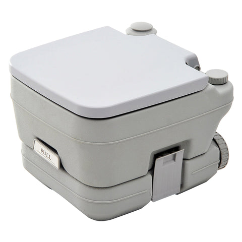 Rootz Outdoor Toilet - Portable Toilet - Camping Toilet - Easy Transport - 36cm x 42cm x 30cm - Waste & Flushing Tank