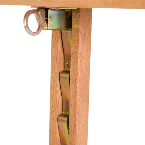 Rootz Adjustable Easel Frame - Painting Stand - Art Display - Natural Beech Wood - 65cm x 68cm x 230cm