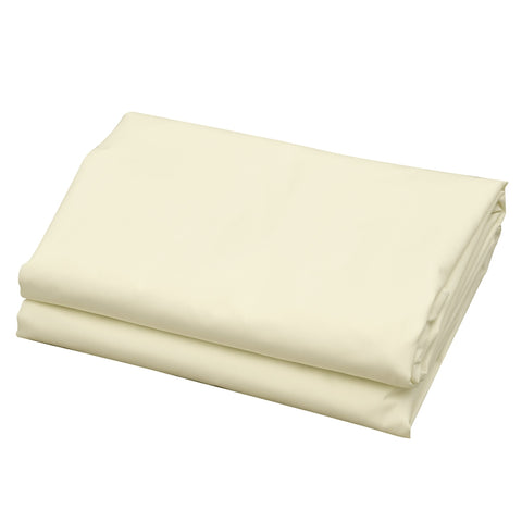 Rootz Rectangular Shade Sail - UV Shade Canopy - Sun Protection Awning - UV Protection - 6m x 4m - High Density Polyester 160gsm Cream