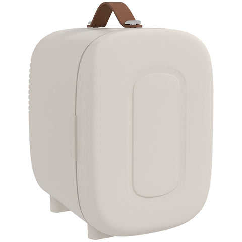 Rootz Keukenapparatuur - Draagbare Adapter - Schoonheidskoelkast - Capaciteit 4 L - Dienblad - Crèmewit - 20,3 X 26,3 X 28 Cm