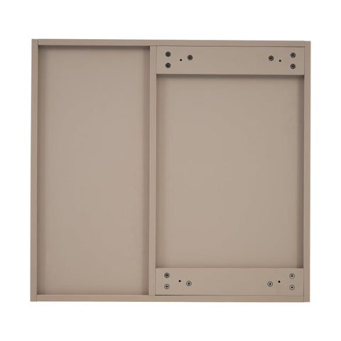 Rootz Mirror Cabinet - Bathroom Storage Unit - Vanity Organizer - Modern Design and Durable MDF - 80cm x 12cm x 75cm