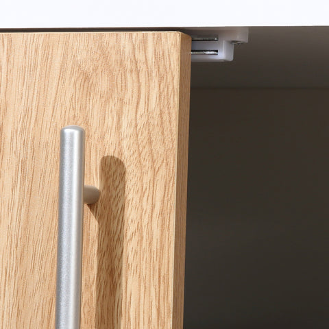 Rootz Buffet Dining Table - Storage Cabinet - Living Room Furniture - Adjustable Shelves - 147.2cm x 40.5cm x 76.2cm