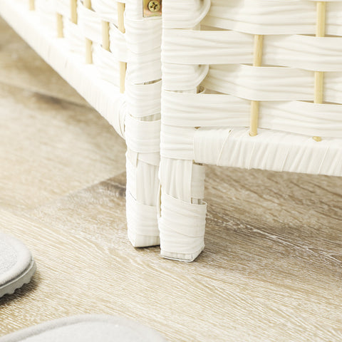 Rootz 4-Part Foldable Room Divider - Privacy Screen - Partition Screen - Enhanced Privacy - 180cm x 1.7cm x 180cm