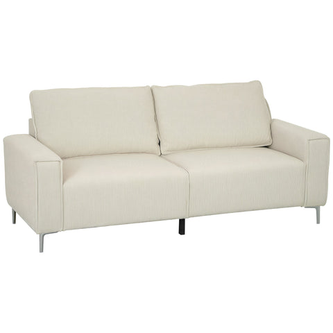 Rootz Modern 3-Seater Sofa - Soft Couch - Upholstered Sofa - Luxuriously Comfortable - 193cm x 77cm x 80cm