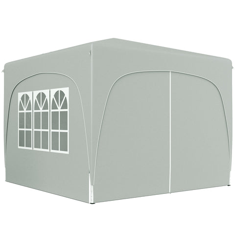 Rootz 3x3m Gazebo - Pop-Up Garden Tent - Portable Shelter - UPF50+ Protection - 300x300x273cm