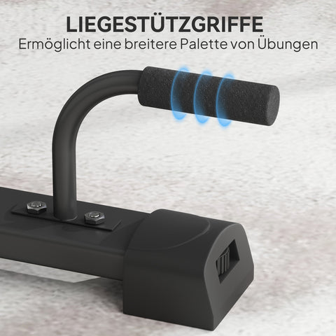 Rootz Dip Station - Push-Up Stand - Full Body Training - Adjustable Height - 65cm x 63cm x 93-117cm - 540kg Capacity