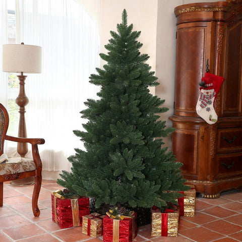 Rootz Lifelike Christmas Tree - Artificial Tree - Festive Tree - Flame-Retardant Design - 120cm x 180cm
