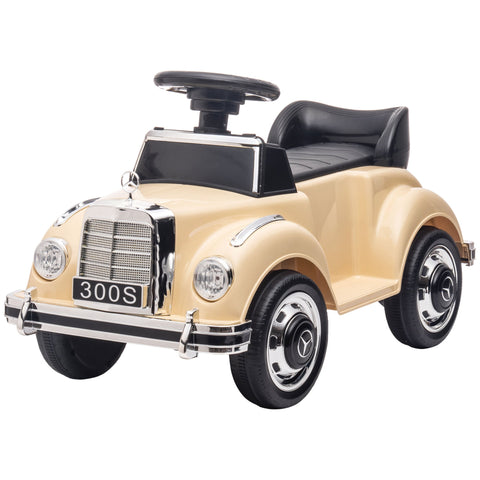 Rootz Slide Children's Car - Ride-On Toy - Push Car - Storage Space - 77.5cm x 41.5cm x 45cm - Officially Licensed Mercedes Benz Design
