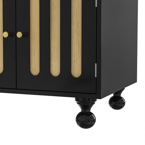 Rootz Modern Sideboard - Storage Cabinet - Stylish Buffet - Durable MDF - 120cm x 40cm x 90cm