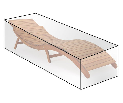 Rootz Garden Furniture Cover - PE Fabric - Waterproof Outdoor Furniture Protector - UV-Resistant - 218cm x 77cm x 55cm