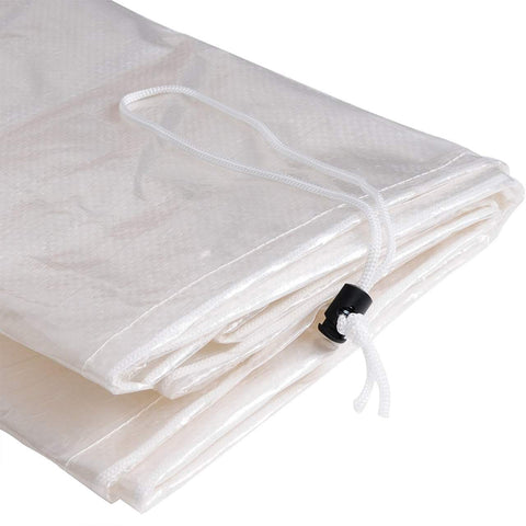 Rootz Garden Furniture Cover - PE Fabric - Waterproof Outdoor Furniture Protector - UV-Resistant - 218cm x 77cm x 55cm