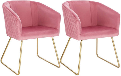 Rootz Velvet Dining Chair - Elegant Chair - Comfortable Seating - Ergonomic Design, Stylish Versatility, Durable Construction - 43cm x 41cm x 76.5cm