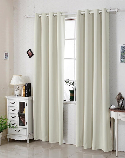 Rootz Thermal Curtains Set - Heat Insulating - Blackout Curtains - Energy Saving - 135x225 cm Brown