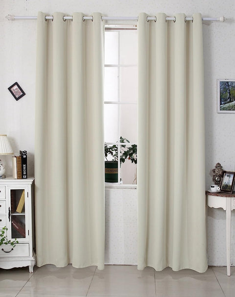 Rootz Thermal Curtains Set - Heat Insulating - Blackout Curtains - Energy Saving - 135x225 cm Brown