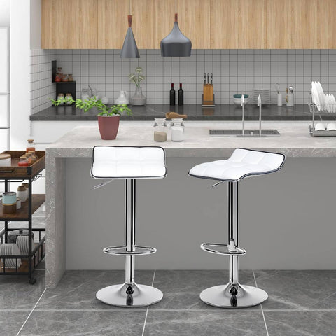 Rootz Bar Stool - Ergonomic Chair - Adjustable Counter Stool - Comfortable, Durable, Safe - 38cm x 40cm, Height 64cm-86cm Adjustable