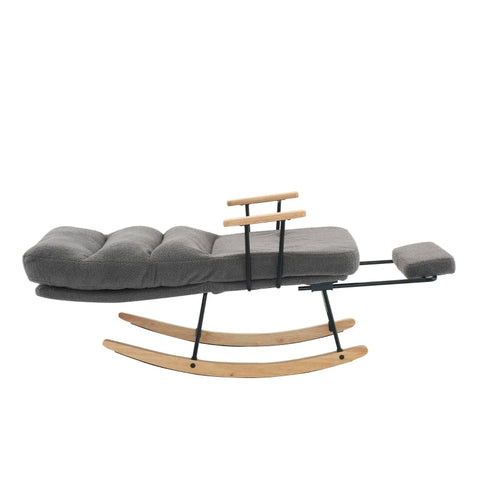 Rootz Ergonomic Rocking Chair - Recliner - Rocking Armchair - Gravity Adjustment - 58L x 102W x 100H cm