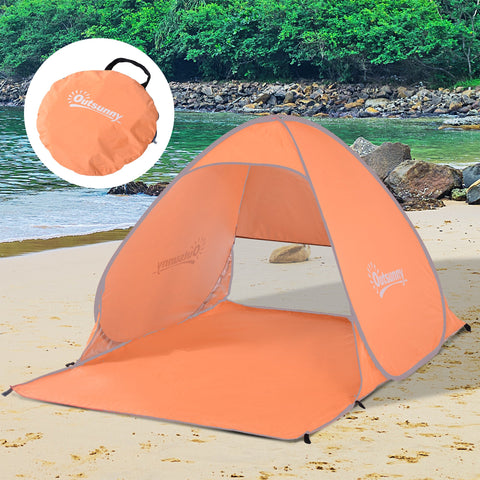 Rootz Beach Tent Pop-Up - Automatic UV Shelter - Sunshade - UV Protection - 200cm x 150cm x 119cm