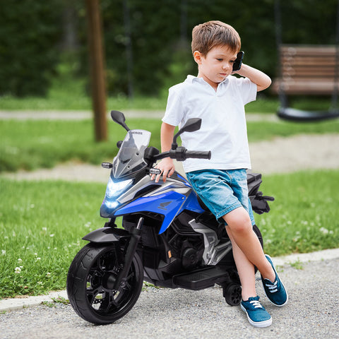 Rootz Children’s Electric Motorcycle - Honda Kids Bike - Child’s Riding Toy - Music & Headlights - 107cm x 46cm x 75cm