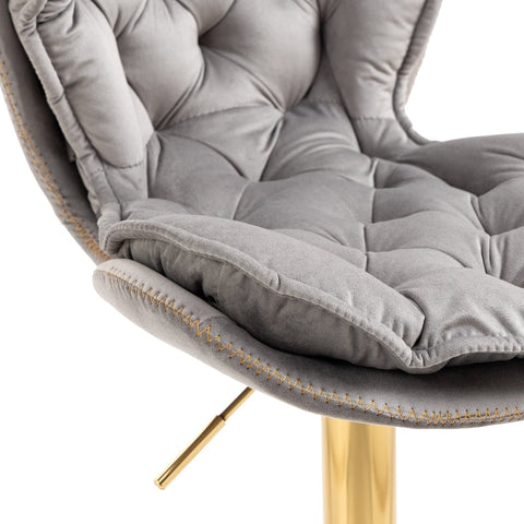 Rootz Swivel Bar Stools - Adjustable Stools - Rotating Bar Chairs - Ergonomic Comfort - 55 x 46 x 92-112 cm