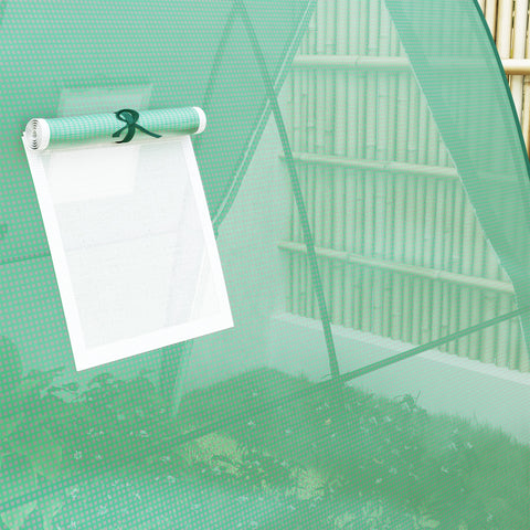 Rootz Arched Greenhouse - Foil Tomato House - Portable Plant Shelter - Stability & Optimal Ventilation - 1.8 x 1.8 x 2 m