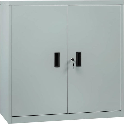 Rootz Metal Filing Cabinet - Document Organizer - Office Storage - Lockable & Spacious - 90cm x 92cm x 40cm
