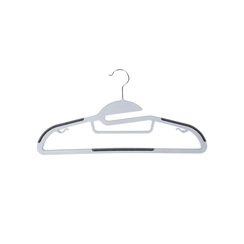 Rootz 50 Pack Clothes Hangers - Space Saving Hangers - Multi-Functional Hangers - ABS Plastic - 41.5cm x 22.5cm x 0.5cm