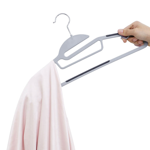 Rootz 50 Pack Clothes Hangers - Space Saving Hangers - Multi-Functional Hangers - ABS Plastic - 41.5cm x 22.5cm x 0.5cm