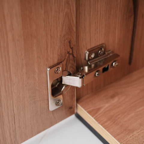 Rootz TV Cabinet - Entertainment Center - Media Stand - Ample Storage - 190cm x 40cm x 48cm - LED Lights - Glass Top - Rustic Modern Design