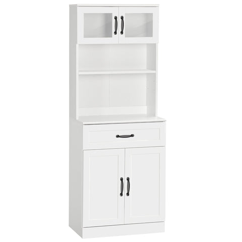 Rootz Buffing Cabinet - Kitchen Storage - Kitchen Shelf - Modern Elegance - 60 x 38 x 161 cm
