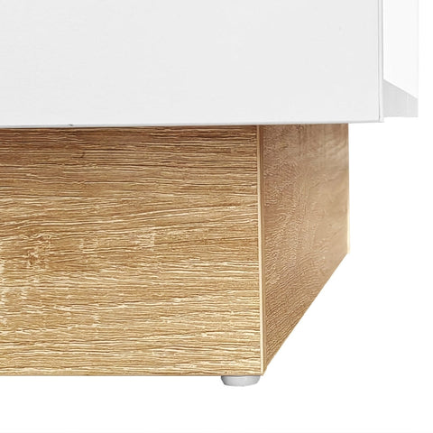 Rootz LED Coffee Table - Illuminated Table - Modern Living Room Centerpiece - App-Controlled Lighting - 115cm x 58.2cm x 40cm