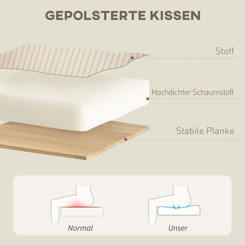 Rootz Upholstery Armchair & Foot Stool - Recliner Chair - TV Armchair - Max Comfort - 74cm x 85cm x 104cm