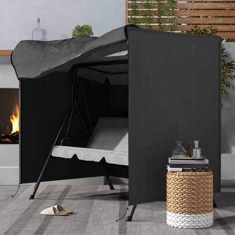 Rootz Garden Swing Cover - Protective - Weatherproof - Oxford Fabric - Protects from UV & Fading - 177 x 114 x 152 cm