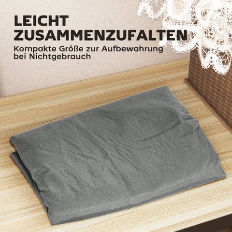 Rootz Garden Cushion Storage Bag - Support Bag - Protective Cover - Waterproof & UV Resistant - 200x60x75 cm - Grey