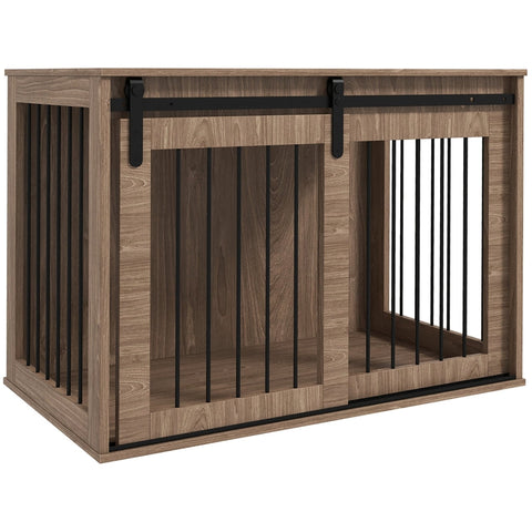 Rootz Dog Crate - Pet Cage - Kennel - Ventilated Design - 98cm x 58cm x 61cm
