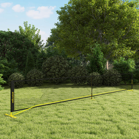 Rootz Pickleball Net Set - Portable - Metal Frame - Stable Network - 670cm x 60cm x 92cm - Includes Carry Bag