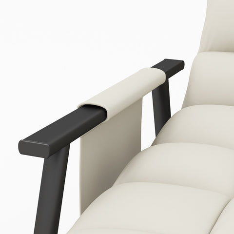 Rootz Rocking Chair - Recliner with Footrest - Adjustable Still Chair - Microfiber Comfort - 60cm x 134cm x 70cm - 120kg Capacity