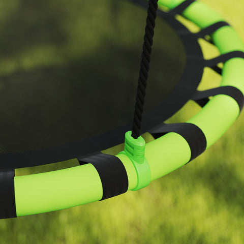 Rootz Children's Swing - Playground Swing - Garden Swing - Durable & Weatherproof - Ø100 x 180H cm, 150kg Capacity