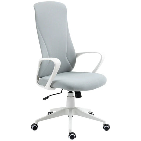 Rootz Office Chair - Computer Chair - Tilting Backrest - Rotatable - Height Adjustable - Light Gray - 62 x 56 x 110-119.5cm