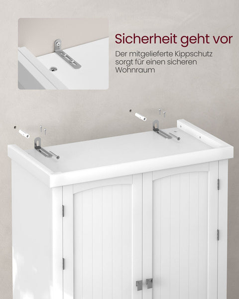 Rootz Kitchen Cupboard - Storage Cabinet - Pantry Organizer - Space Saving - 40 x 76 x 182.1cm