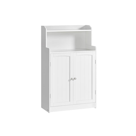 Rootz Bathroom Cabinet - Storage Cabinet - Organizer  White MDF - 30cm x 60cm x 100cm