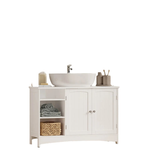 Rootz Sink Cabinet - Base Cabinet - Bathroom Cabinet - Space-Saving Storage - 30cm x 90cm x 60cm