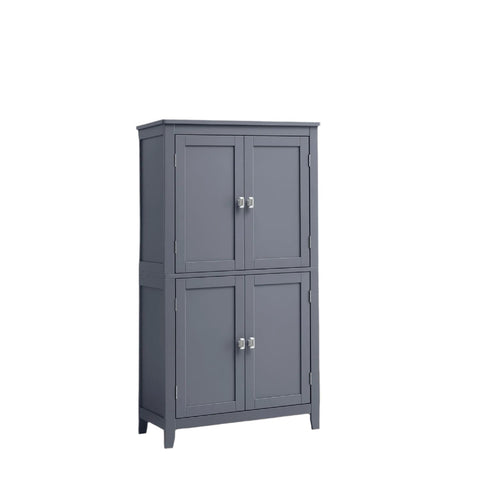 Rootz Bathroom Cabinet - Kitchen Cupboard - Storage Unit - Ample Space - 30x60x110cm